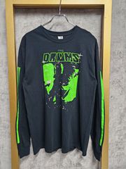 【US古着】GILDAN THE DRUMS Long Sleeve T-Shirt | ギルダン ザ・ドラムス バンド ミュージックT バンT ロンT 長袖 ブラック M