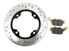 【特売】ホンダ 用 バイク ブレーキ ディスク リアパッド付 ディスク ローター HONDA 用 CBR250RR/1000RR/900/600 ジェイド VT250 ゼルビス VTR250 ホーネット MC22/23/25/33/31 ブレーキ パッド 純正