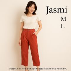 SS0005 jasmi SILK ワイドパンツ Lサイズ シルク100％ 訳あり 送料無料 部屋着として最適