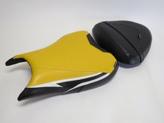 GSX1300R ハヤブサ hayabusa 2021 以降 カスタム フロント & リア シート 本体あり 黄Xカーボン調 
