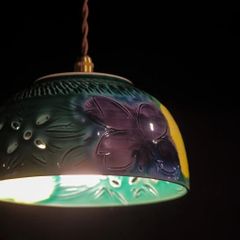 ナショナル｜National｜シーリングライト｜昭和レトロ｜ガラス調