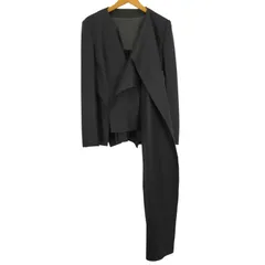 ヨウジヤマモト Yohji Yamamoto 24AW collections SUPER100 MELTON STOLE DETAIL JACKET スーパー100 メルトン ディティール ジャケット レディース US：0-2 のサムネイル