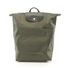 ロンシャン Longchamp リュックサック バックパック ル プリアージュ グリーン M 10284919479 フォレスト レザー ル プリアージュ グリーンM バックパック レディースのサムネイル