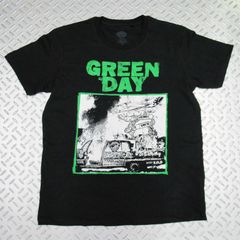 オフィシャル バンドTシャツ グリーンデイ GREEN DAY Riot Trio ブラック 黒