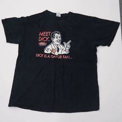 (アメリカ古着) MEET DICK Tシャツ ブラック L