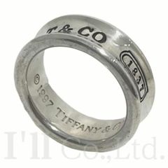 値下げ！Tiffany&Co.　ティファニー　1837　リング　ミディアム　60142026　SV925　11.5号　ブランドジュエリー　アクセサリー　指輪　ロゴ　シルバー925【中古】【65001】