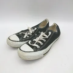 ◇ Θ CONVERSE コンバース ローカットスニーカー サイズ23 ブラック ホワイト レディース メンズ E  【1410290048764】