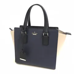 【倉吉店】kate spade NEW YORK | ケイトスペードニューヨーク キャメロンストリート スモール ヘイデン トートバッグ ショルダーバッグ PXRU8884-932 ネイビー 【121】