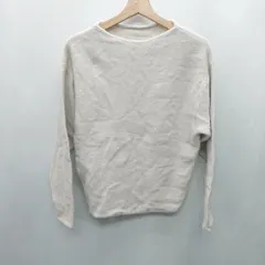 ◇ ⊇ green label relaxing UNITED ARROWS ウール混合100% 長袖 ニット セーター サイズF グレー レディース E  【1412090049989】