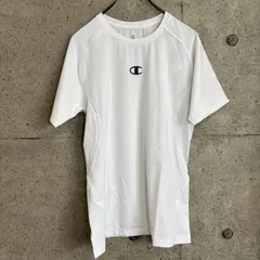 【新品】Champion チャンピオン インナー Tシャツ バスケットボール C3-KB301U 010 ホワイト メンズ Tシャツ バスケ インナーシャツ スポーツウェア チャンピオンTシャツ 半袖Tシャツ ソフトコンプレッションウェア