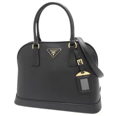 PRADA(プラダ) 2WAY ハンドバッグ ハンドバッグ ショルダー 肩掛け 斜め掛け サフィアーノレザー SAFFIANO LUX NERO ブラック黒 ゴールド金具 BN2567 レディース 40802092200【中古】【アラモード】