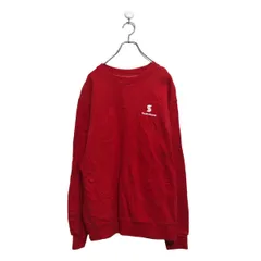 FRUIT OF THE LOOM プリント スウェット トレーナー フルーツオブザルーム M レッド 古着卸 アメリカ仕入 a606-5073