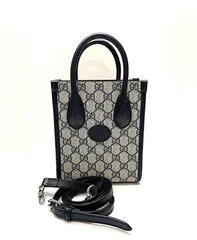 極美品✨グッチ ハンドバッグ ミニボストン GGスプリーム インター