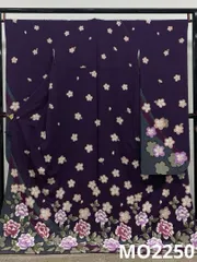 ブランド振袖 撫松庵 豪華 桜 牡丹 身丈174cm 撥水加工済 MO2250
