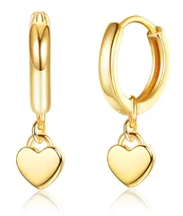 【在庫処分】ピアス リングピアス レディース シンプル ハートペンダントピアス ピンクゴールド シルバー925 フープピアス 金 ゴールド ピアス 金属アレルギー対応 フープピアス JeryWe つけっぱなし 誕生日 プレゼント 女性