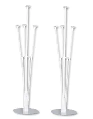 【人気商品】La Kissa バルーンスタンド 誕生日 飾り付け 女の子 風船スタンド 卓上 (バルーンスタンド 2台)