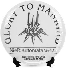 [중고] 접시·보울 요르하 부대 호일 프린트 장식 접시 [NieR:Automata Ver1.1a]