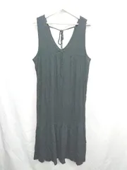 ◇ ⊂ mily bilet 袖なし ロング ワンピース サイズXL ブラック レディース E  【1410290024843】