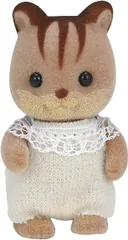 【新品】エポック社 シルバニアファミリー 人形 くるみリスの赤ちゃん リ 38 STマーク認証 3歳 おもちゃ ドールハウス Sylvanianのサムネイル