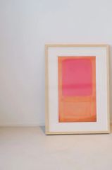 MARK ROTHKO (マーク・ロスコ) | Violet Center, 1955 | アートプリント / ポスター フレーム付き 北欧 モダンアート 抽象画 アートポスター ギフト ナチュラル 玄関 ポスター リビング アート 木製 フレーム 天然木