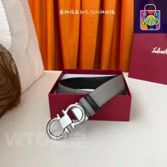 【今日特価】FERRAGAMO フェラガモ ダブルフェイスレザーベルト