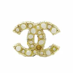 シャネル CHANEL E16 ピアス ココマーク フェイクパール ビジュー アクセサリー 片耳 ゴールドカラー 金色 A64766 /TZ ☆AA★