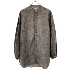 Honnete オネット PAFFED SLEEVE LONG SHIRTS Montgomery Grey コットンパフスリーブロングシャツ HO-21AW LIB ブラウングレー系 Fのサムネイル