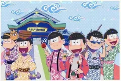 【中古】キャラカード(キャラクター) 6つ子(浴衣Ver.) ブロマイド 「おそ松さん×大江戸温泉物語 おんせん松さん」