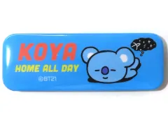 【中古】バッジ・ピンズ KOYA(アールエム) スクエア缶バッジ 「Home All Day BT21」