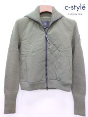 V986 [未使用品] nobis ノビス ジャケット S/P カーキ ADA Women's Quilted Full Zip Sweater ブルゾン レディース | Q★