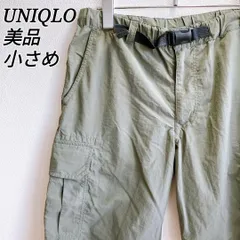 美品✨ ユニクロ UNIQLO ナイロンショートパンツ カーゴパンツ ハーフパンツ イージー ベルト シャカシャカ アウトドア キャンプ 軽量 耐久性 Sサイズ 小さめ 速乾性 アクティブ