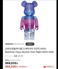 値下げ！ベアブリック400 マルチカラー【スカイツリー限定】 MEDICOM TOY(メディコムトイ) / ベアブリック/スカイツリー