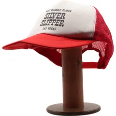 古着 90年代 JCJ KAPS SILVER SLIPPER LAS VEGAS トラッカーキャップ メッシュキャップ フリーサイズ相当 ヴィンテージ/gaa005379
