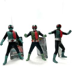 ソフビ魂　仮面ライダー旧2号＆仮面ライダー旧1号（桜島版） ソフビ魂「仮面ライダー」より『仮面ライダー旧1号』『旧2号