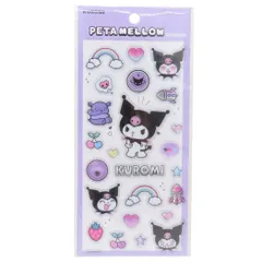 【メール便】クロミ シールシート ペタメロウステッカーズ ペタペタステッカーズ サンリオ ティーズファクトリー デコレーション キャラクター グッズ 