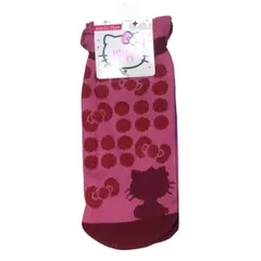 ハローキティ ソックス レディース 靴下 ピンク 23-25cm サンリオ キャラクター  レッドレッドP_0