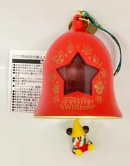 東京ディズニーリゾート スーベニアミニスナックケース Disney Festive Winter Christmas ベル(赤)/Li'l Ring Ring 2022