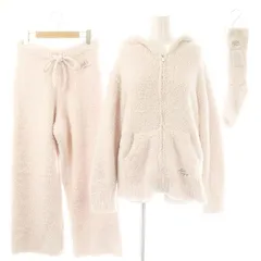 ジェラートピケ gelato pique セットアップ 3点セット ジップアップパーカー パンツ 靴下 部屋着 ルームウェア パジャマ ナイトウエア F ピンク /MI ■OS