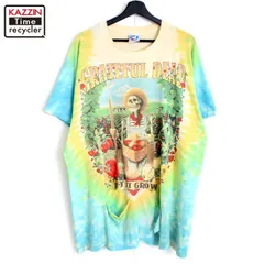 90s USA製 vintage グレイトフルデッド Grateful Dead LIQUID BLUE タイダイ柄 バンドＴシャツ メンズ 表記XLサイズ