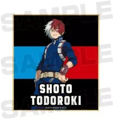 【中古】紙製品 轟焦凍B 「僕のヒーローアカデミア THE MOVIE ヒーローズ：ライジング 描き下ろしイラスト トレーディングミニ色紙」