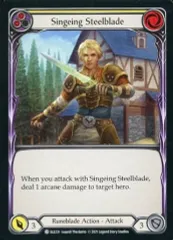 【中古】Flesh and Blood ELE231[C]：Singeing Steelblade (2)