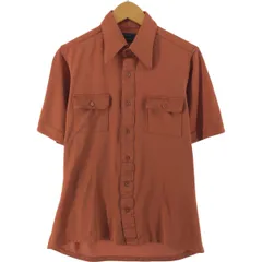 古着 70年代 ジェイシーペニー J.C.Penney 半袖 ポリシャツ メンズL相当 ヴィンテージ/eaa531580