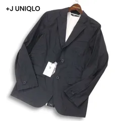【新品 未使用】 +J UNIQLO ユニクロ × ジルサンダー 春夏★ ライトウェイト テーラード ジャケット Sz.S メンズ 黒