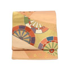 袋帯/西陣/ピンク/美品/仕立上がり/11423