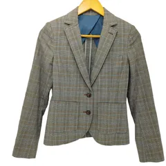 ダブルスタンダードクロージング DOUBLE STANDARD CLOTHING イタリア製 2Bシングル テーラードジャケット  エルボーパッチ レディース JPN：36 のサムネイル