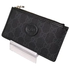 超美品＊グッチ インターロッキングG コインカードケース 697717＊