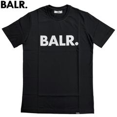 新品 BALR. ボーラー 半袖 Tシャツ B1112.1048 BRAND STRAIGHT T-SHIRT 黒 ブラック XS～XXL 丸首 クルーネック