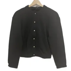 フワフワ ブラック カーディガン 長袖 DRAWER 美品2024年ブラックフワフワカーディガン