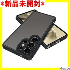 Samsung Galaxy S25 Ultra ケース 半クリア 耐衝撃 滑り止め 指紋防止 ギャラクシー S25 Ultra ケース 半透明 TPU+PC素材 韓国 ファッション スマホケース マット感 黄変防止 耐久性 人気 ストラ ース ブラック 34