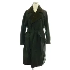 バブアー Barbour デスパッチライダースワックス DESPATCH RIDERS WAX コート ロング ベルト コーデュロイ 裏地チェック 38 M チャコール カーキ 1902200 /NW4のサムネイル